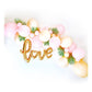 Love Script Balloon – Rose Gold Valentine’s Day or Proposal Photo Prop