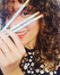 Custom Name Pencils – Set of 15 with Gold Foil for Teachers or Puzzle Fans