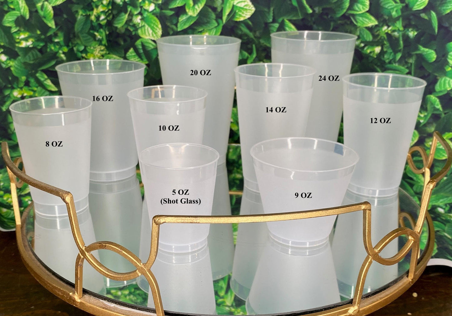 Custom Frost Flex Party Cups – Personalized for Weddings, Bachelorettes & Birthdays