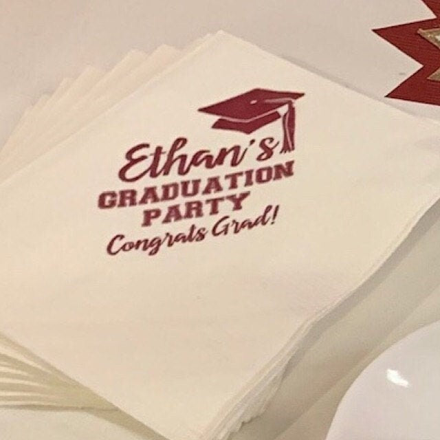 Custom Photo Cocktail Napkins – Full Color Wedding or Party Paper Napkins