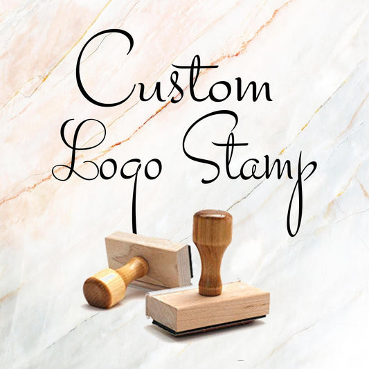 Business Logo Rubber Stamp – Custom Return Address or Packaging Stamp