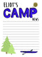 Camp Note Set – Personalized Stationery with Envelopes for Summer Camp