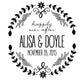 Personalized Return Address Stamp – Wedding Gift or Business Rubber Stamp