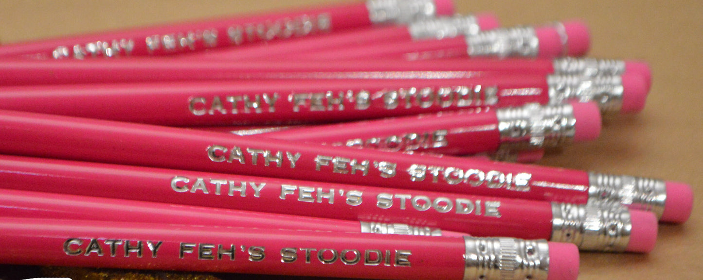 Foil Stamped Pencil Set – Personalized Teacher or Student Name Gift