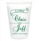 Frosted Shatterproof Party Cups – Custom Wedding or Shower Drinkware