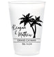 Custom Pet Portrait Cups – Personalized Frosted Cups with Pet Illustration for Weddings