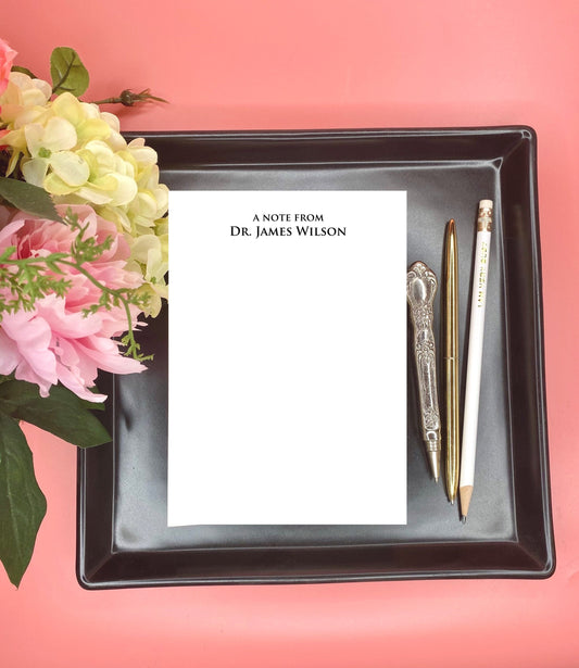 Personalized Name Notepad – Gift for Teachers or Professionals