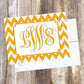Monogram Stationery Set – Personalized Notecards in Cute Script Style
