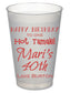 Monogrammed Frost Flex Cups – Personalized Wedding or Shower Drinkware