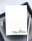 Feminine Script Notepad – Custom Name Desk Jotter