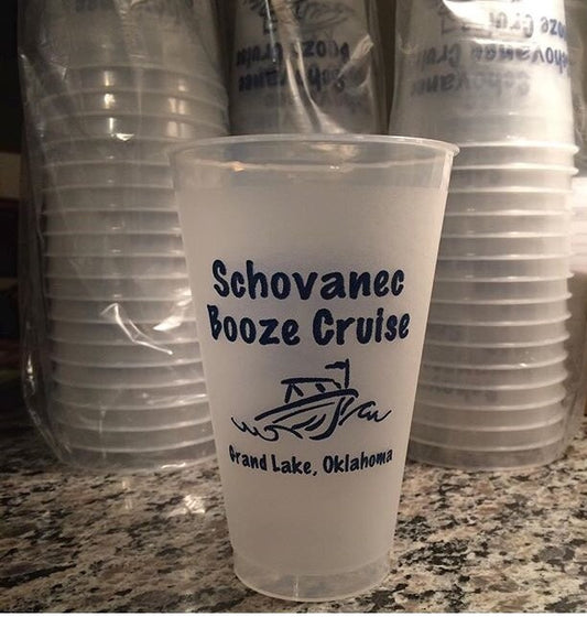 24oz Custom Plastic Cups – Personalized for Weddings, Corporate Events, or Parties