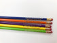Custom Name Pencils – Set of 15 with Gold Foil for Teachers or Puzzle Fans