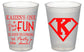 Monogrammed Frost Flex Cups – Personalized Wedding or Shower Drinkware