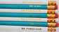 Foil Stamped Pencil Set – Personalized Teacher or Student Name Gift