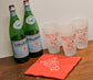Frosted Wedding Toast Cups – Personalized Bar Cups with Monogram