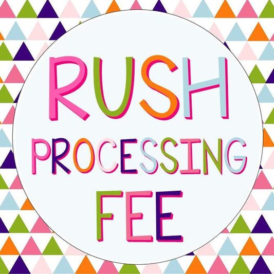 Rush Processing Add-On – Priority Shipping for Cups, Napkins & Huggers