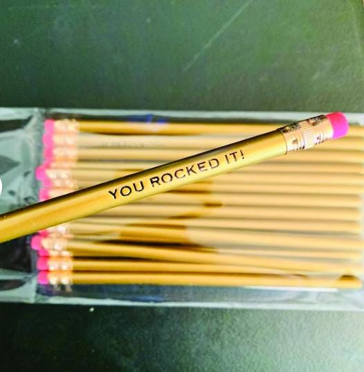 Personalized Engraved Pencil Set – Custom Gift for Teachers, Students, or Holidays