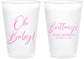‘Oh Baby!’ Frost Flex Cups – Shatterproof Baby Shower Cups for Sprinkle or Gift Giving
