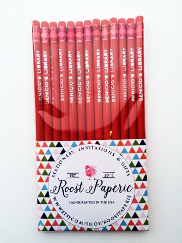 Engraved Christmas Pencil Set – Teacher or Holiday Gift | Set of 12