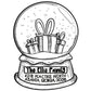 Christmas Return Address Stamp – Personalized Holiday Stamp for Cards & Gifts