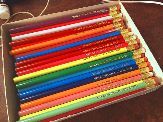 Engraved Christmas Pencil Set – Teacher or Holiday Gift | Set of 12