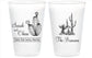 Frosted Wedding Toast Cups – Personalized Bar Cups with Monogram