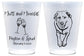 Frosted Wedding Cups – Custom Toast or Reception Drinkware with Monogram