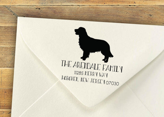 Golden Retriever Stamp – Personalized Self-Inking Dog Lover Gift Stamp