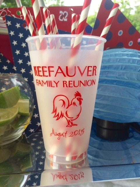 24oz Custom Wedding Cups – Personalized Drinkware for Reunions or Bachelorette Parties