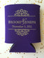 Custom Drink Huggers – Wedding or Reunion Koozie & Beverage Holders