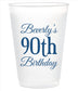 Personalized Wedding Cups, Frosted Cup, Shatterproof Frost Cups, Wedding Toast Cup, Custom Reception Bar Cups, Monogram Cups, Family Reunion