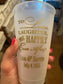Personalized Wedding Cups, Frosted Cup, Shatterproof Frost Cups, Wedding Toast Cup, Custom Reception Bar Cups, Monogram Cups, Family Reunion